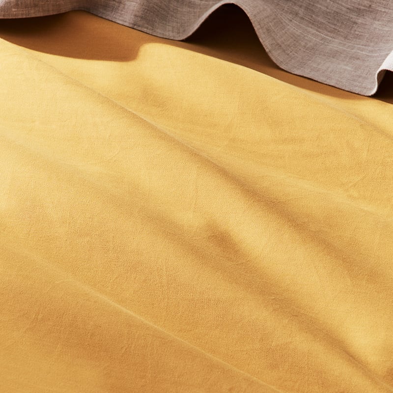 600TC Bamboo Honey Mustard Quilt Cover