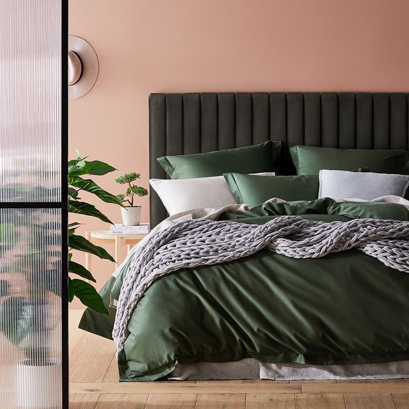 600TC Bamboo Cotton Ivy Quilt Cover