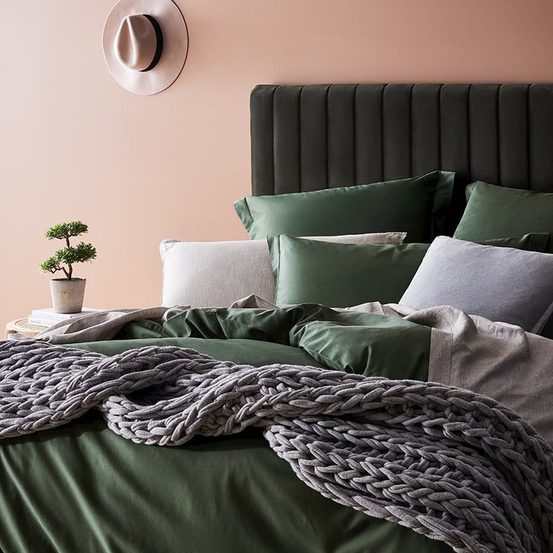 600TC Bamboo Cotton Ivy Quilt Cover