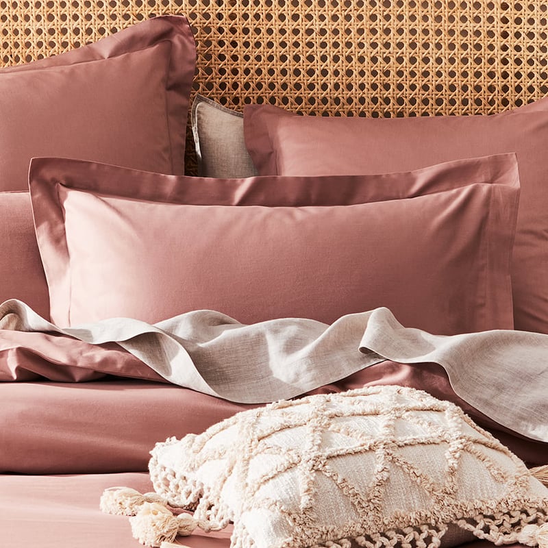600TC Bamboo Rose Quilt Cover