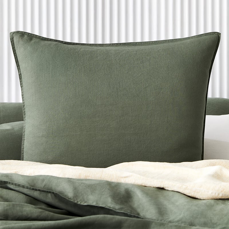 Vintage Washed Bedlinen Khaki 
