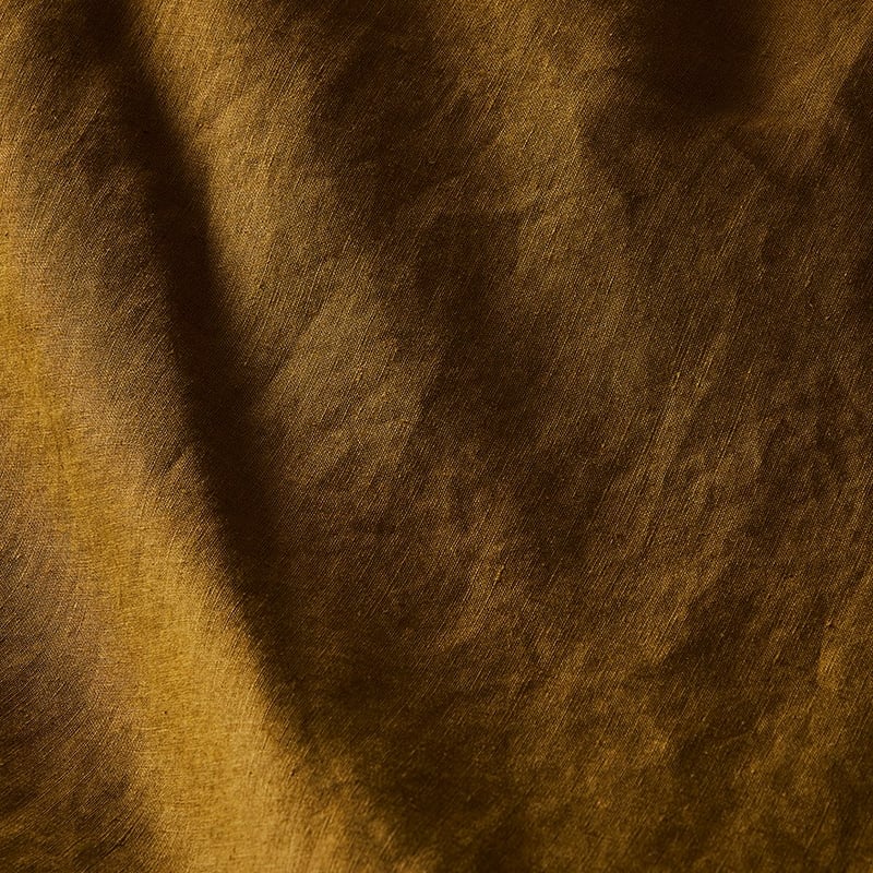 Vintage Washed Linen Olive Oil Quilt Cover