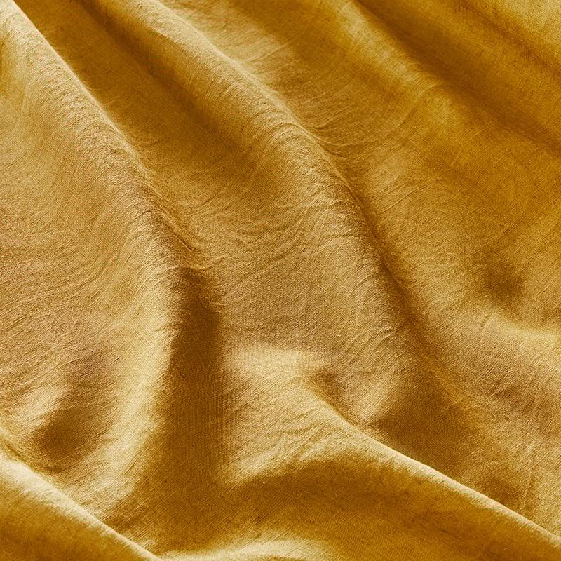 Vintage Washed Linen Spice Quilt Cover