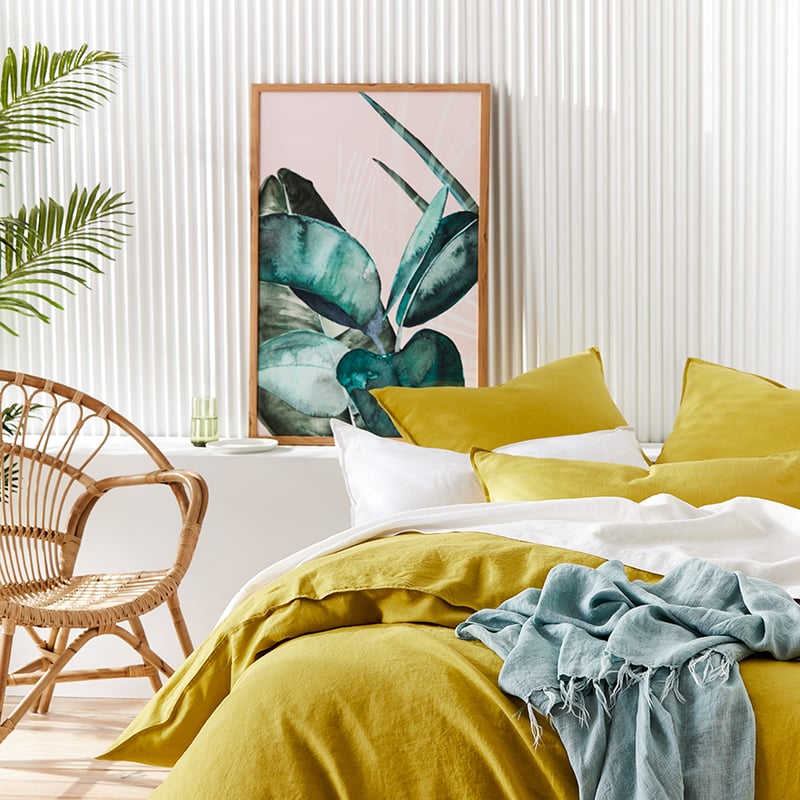 Vintage Washed Linen Acid Quilt Cover