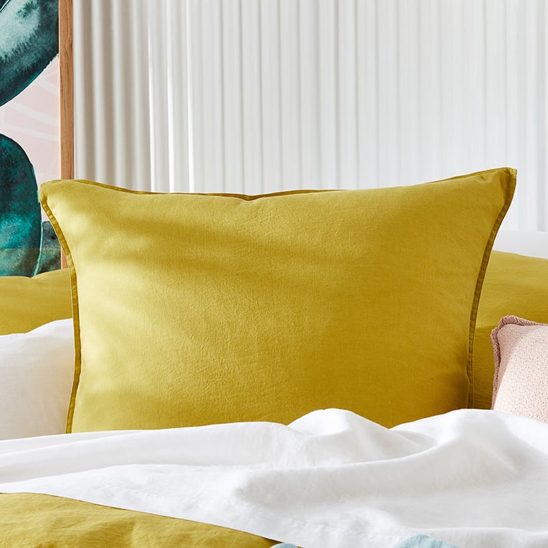 Vintage Washed Linen Acid Quilt Cover