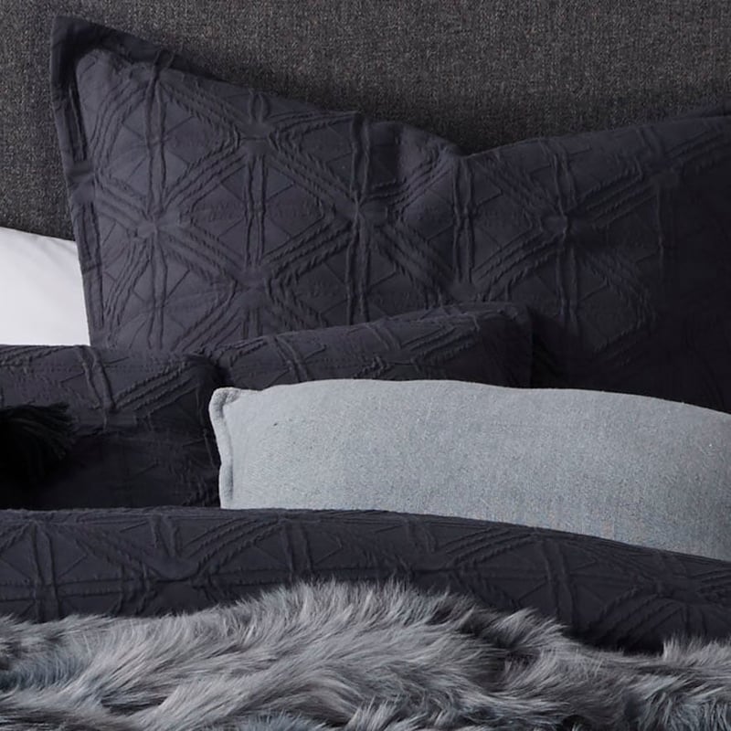 Villa Coal Quilt Cover