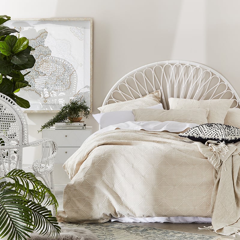 Villa Oatmeal Quilt Cover