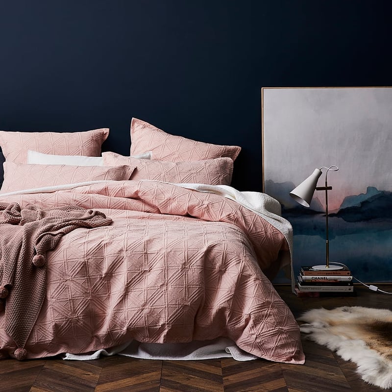 Villa Matelasse Quilt Cover Pink