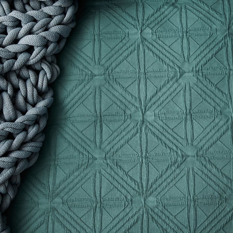 Villa Matelasse Quilt Cover Sage