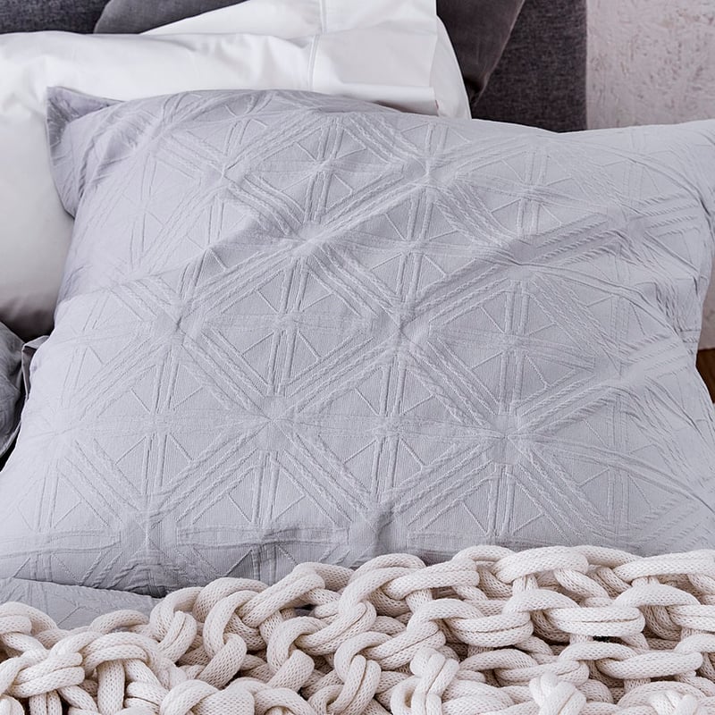 Villa Quilt Cover Soft Grey