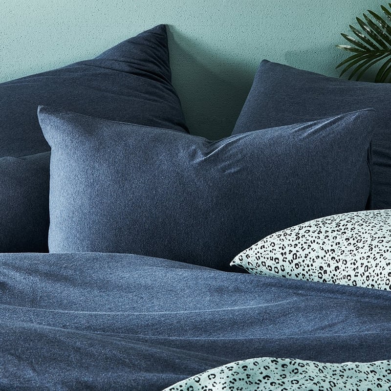 Ultra Soft Jersey Quilt Cover Denim