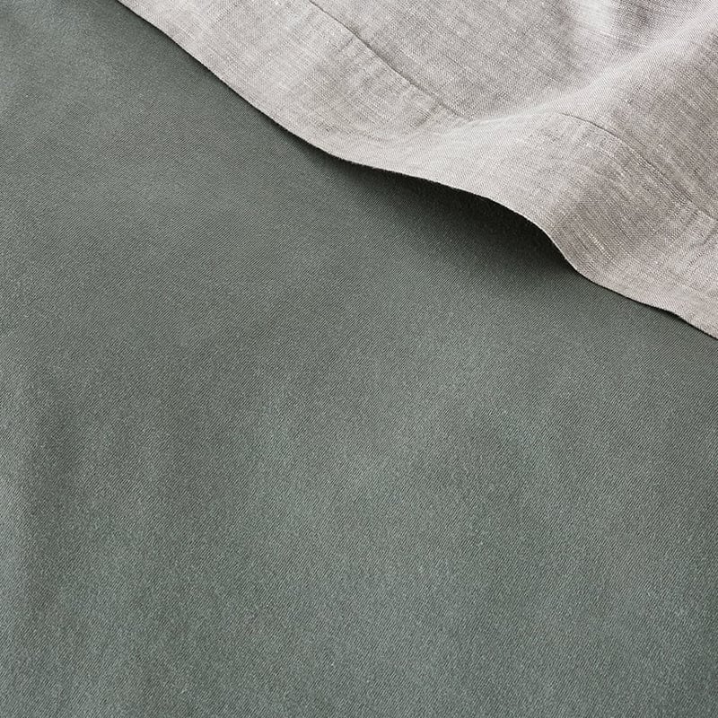Ultra Soft Jersey Quilt Cover Khaki