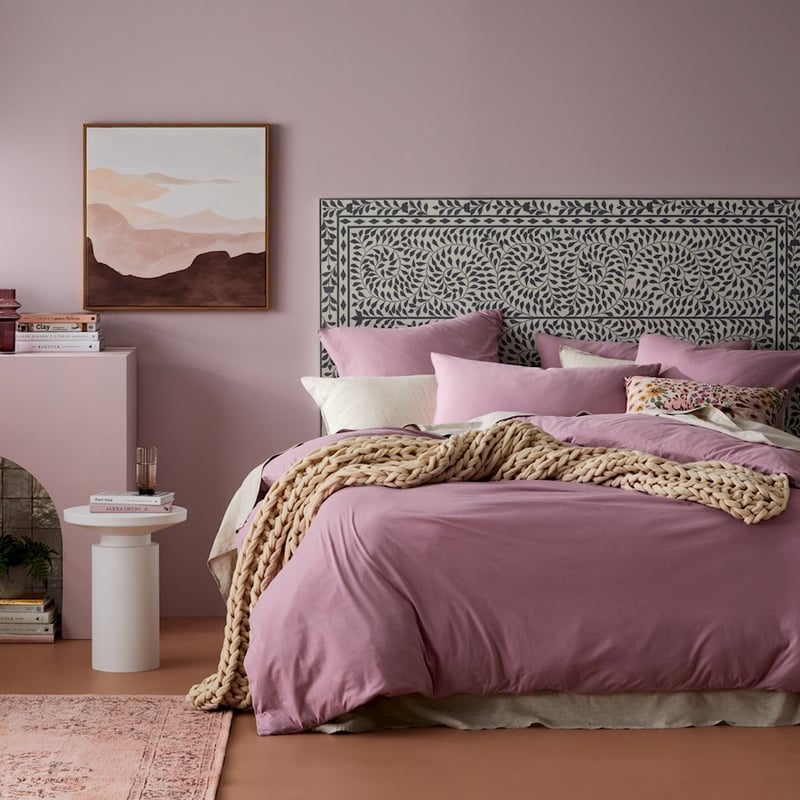 Ultra Soft Jersey Lavender Quilt Cover