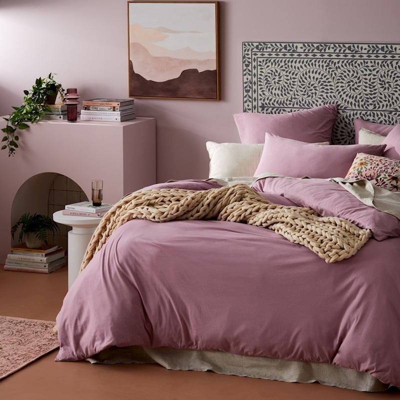 Ultra Soft Jersey Lavender Quilt Cover