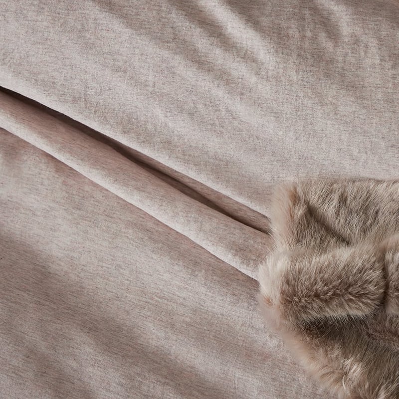 Ultra Soft Jersey Quilt Cover in Lotus Marble