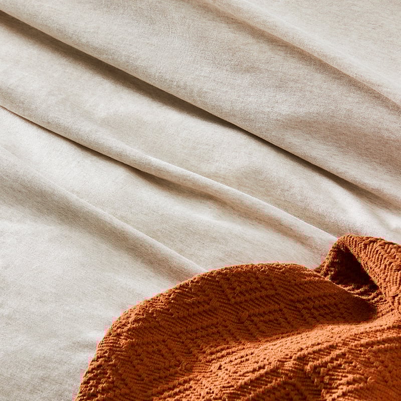 Ultra Soft Jersey Oatmeal Quilt Cover