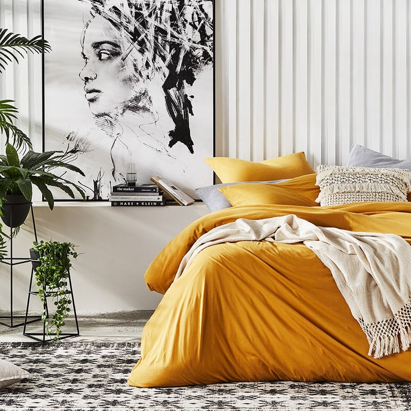 Ultra Soft Jersey Pollen Quilt Cover