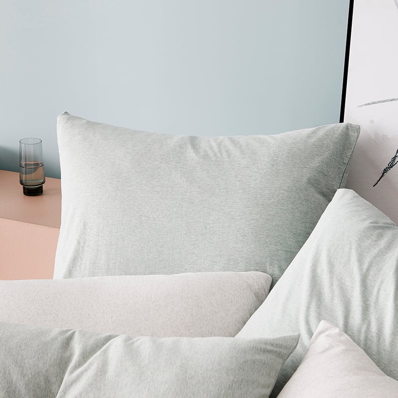 Ultra Soft Jersey Quilt Cover Sage