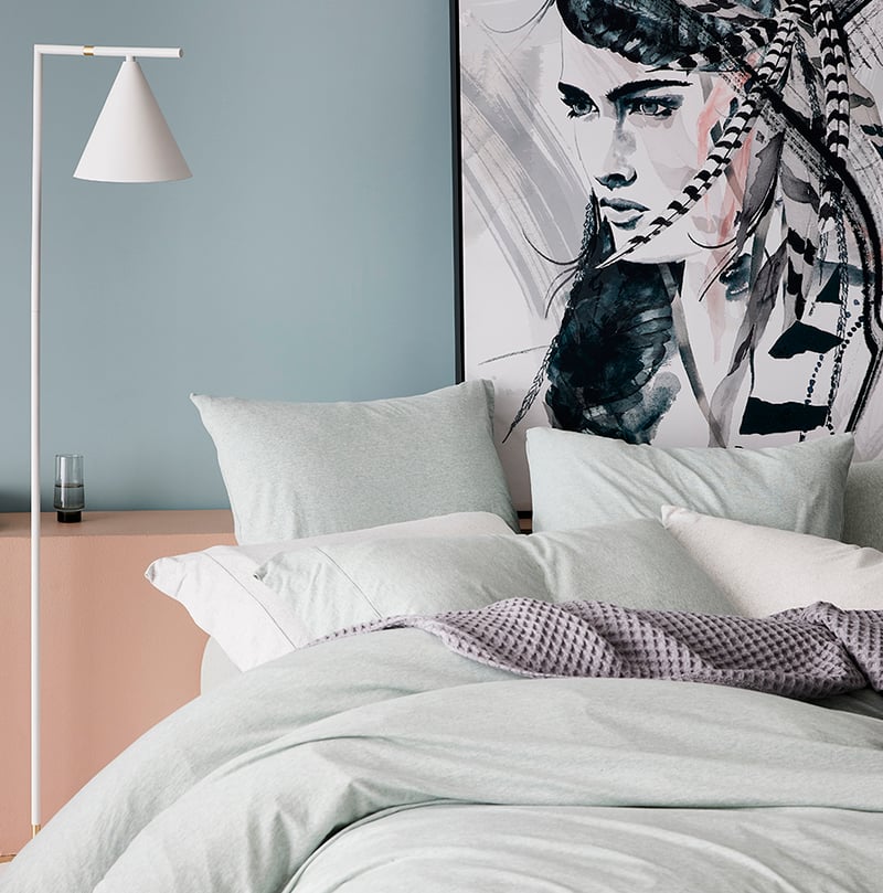 Ultra Soft Jersey Quilt Cover Sage