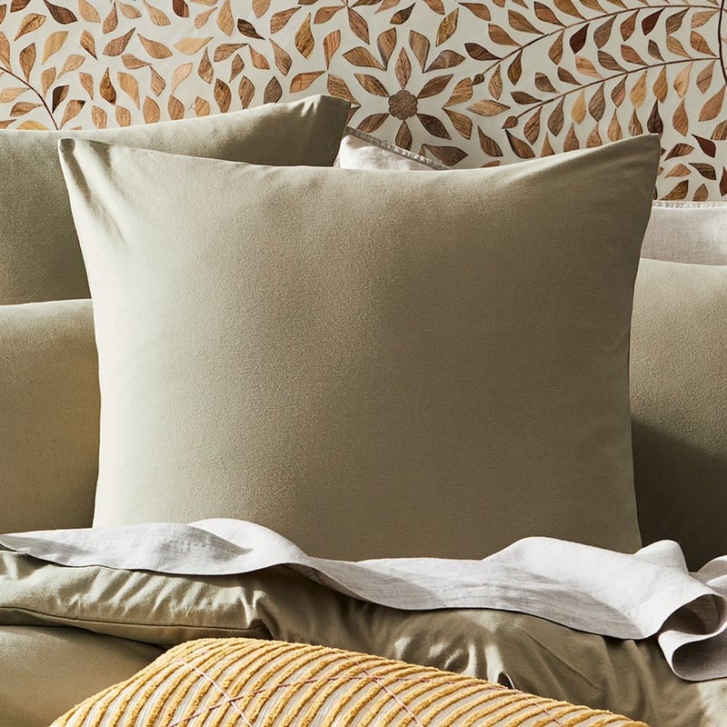 Ultra Soft Jersey Soft Khaki Quilt Cover
