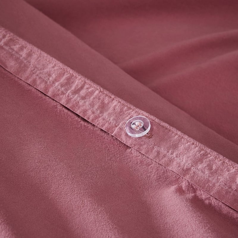 Stonewashed Cotton Berry Quilt Cover 