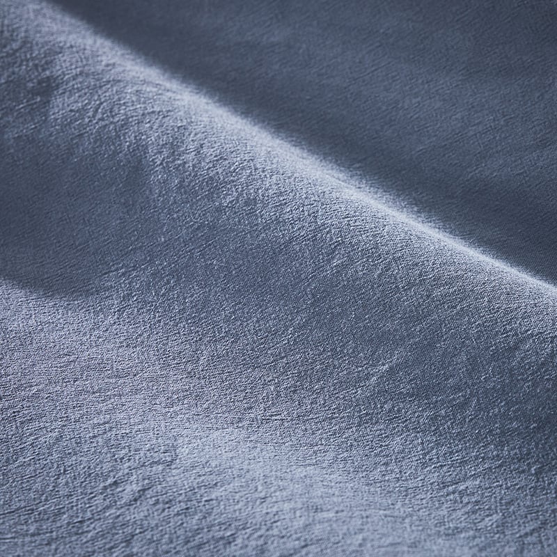 Stonewashed Cotton Dusty Blue Quilt Cover