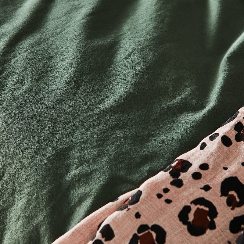 Stonewashed Cotton Forest Quilt Cover