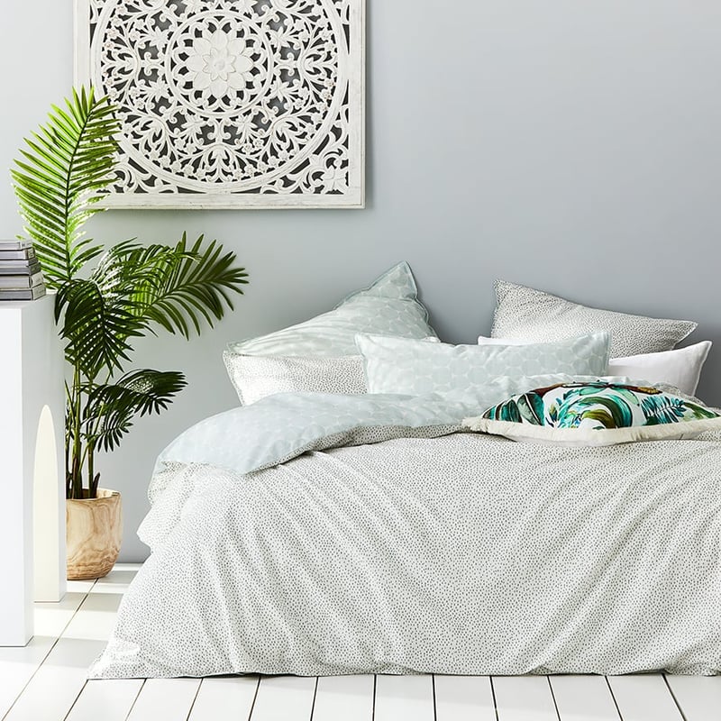 Stonewashed Printed Cotton Circle Dash Quit Cover