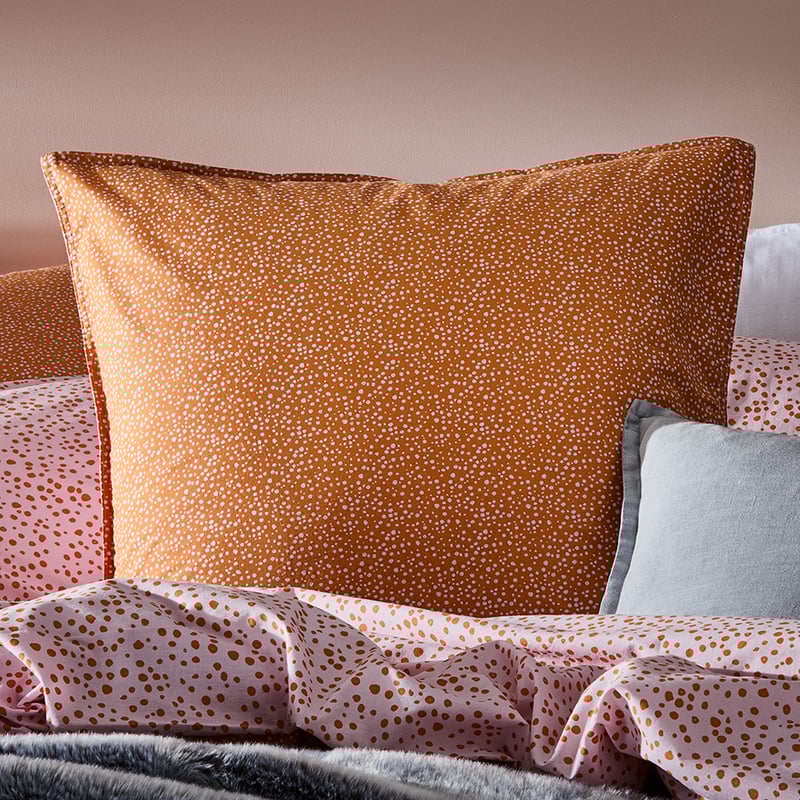 Stonewashed Printed Cotton Desert Spot Quilt Cover