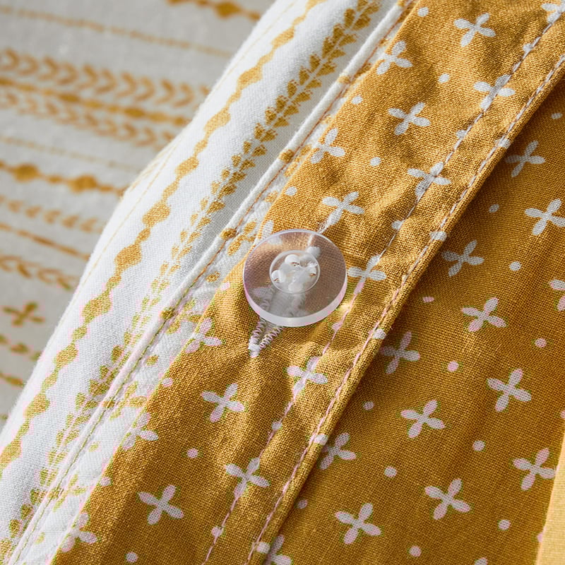 Stonewashed Printed Cotton Spice Henna Quilt Cover