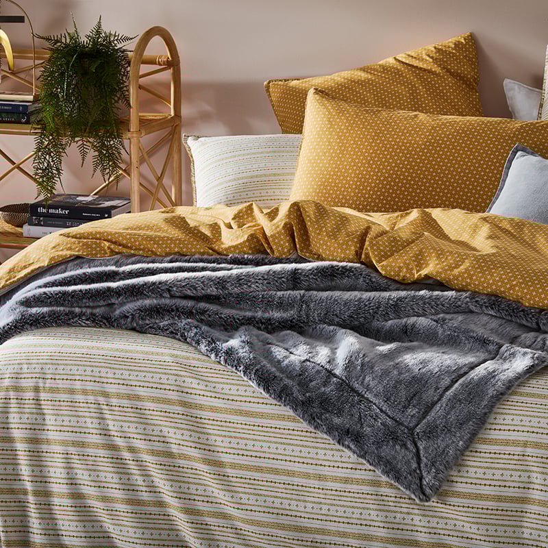 Stonewashed Printed Cotton Spice Henna Quilt Cover