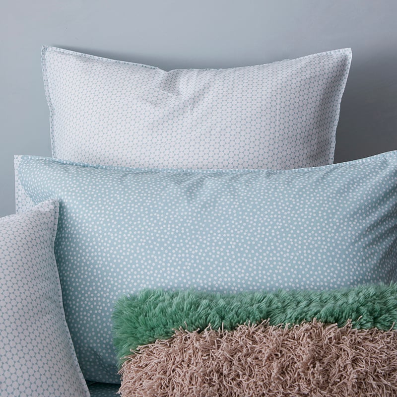 Stonewashed Printed Cotton Quilt Cover Spot Geo
