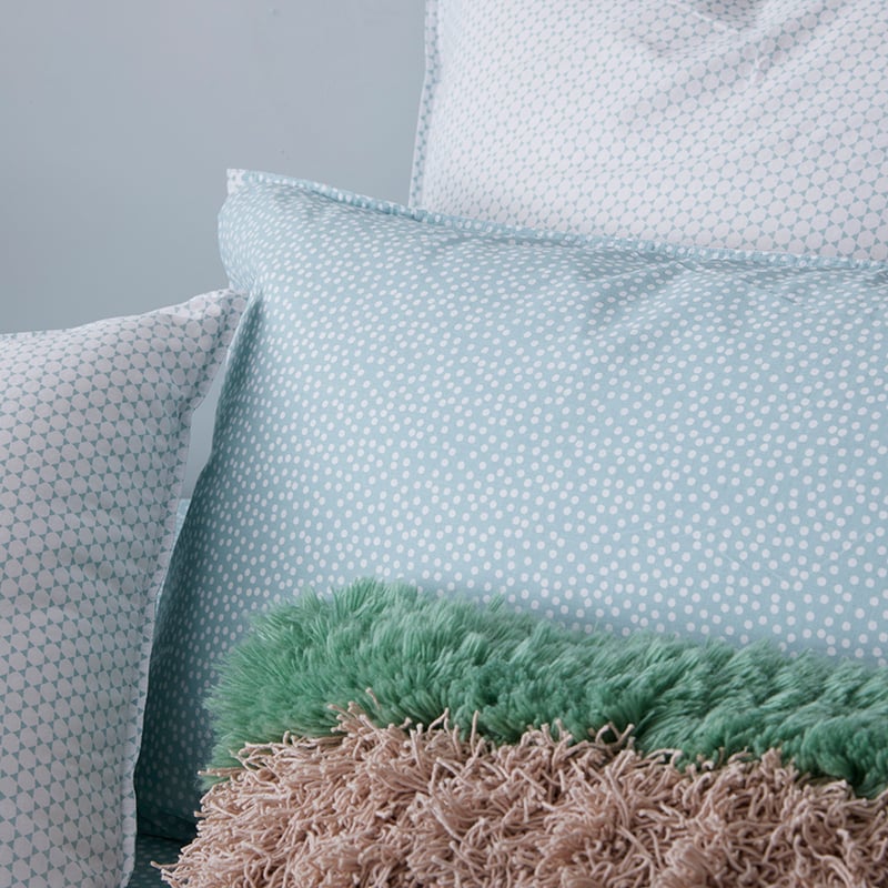 Stonewashed Printed Cotton Quilt Cover Spot Geo