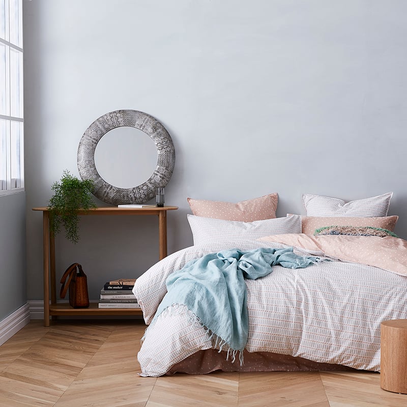 Stonewashed Printed Cotton Quilt Cover Tribal Dash