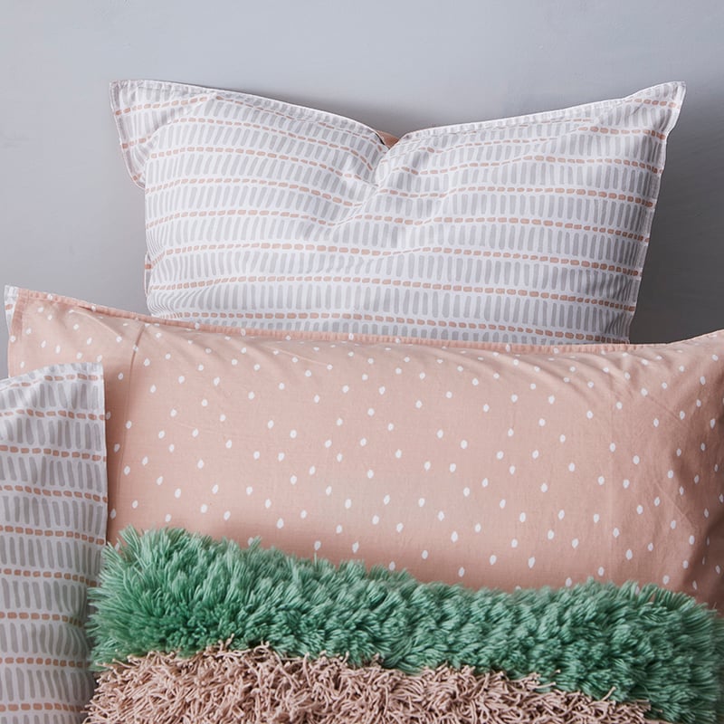 Stonewashed Printed Cotton Quilt Cover Tribal Dash