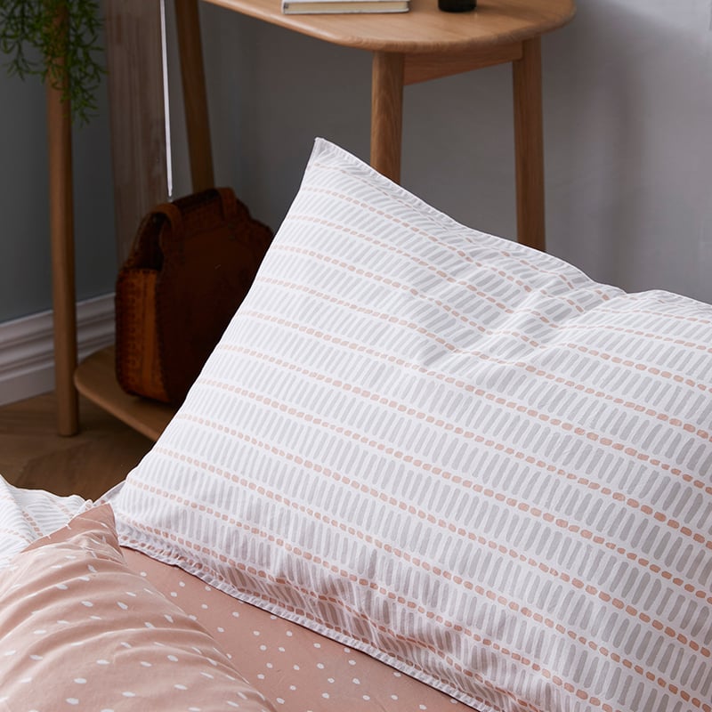 Stonewashed Printed Cotton Quilt Cover Tribal Dash