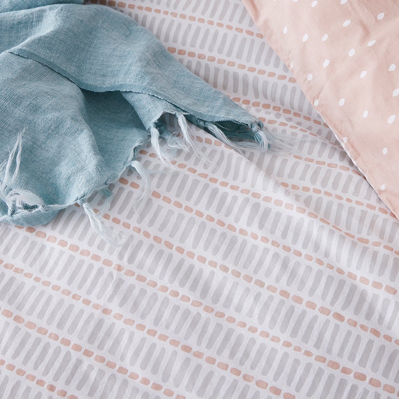 Stonewashed Printed Cotton Quilt Cover Tribal Dash