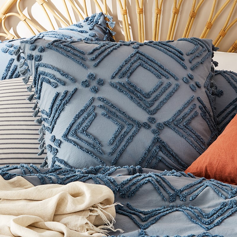 Kerela Storm Blue Quilt Cover