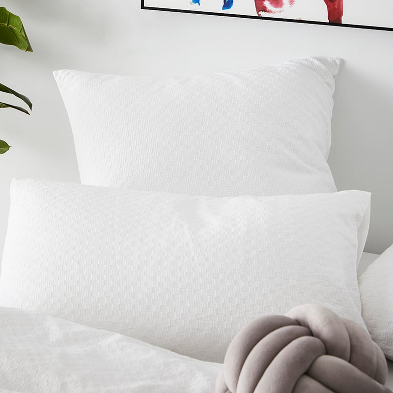 Hamilton Quilt Cover Set White