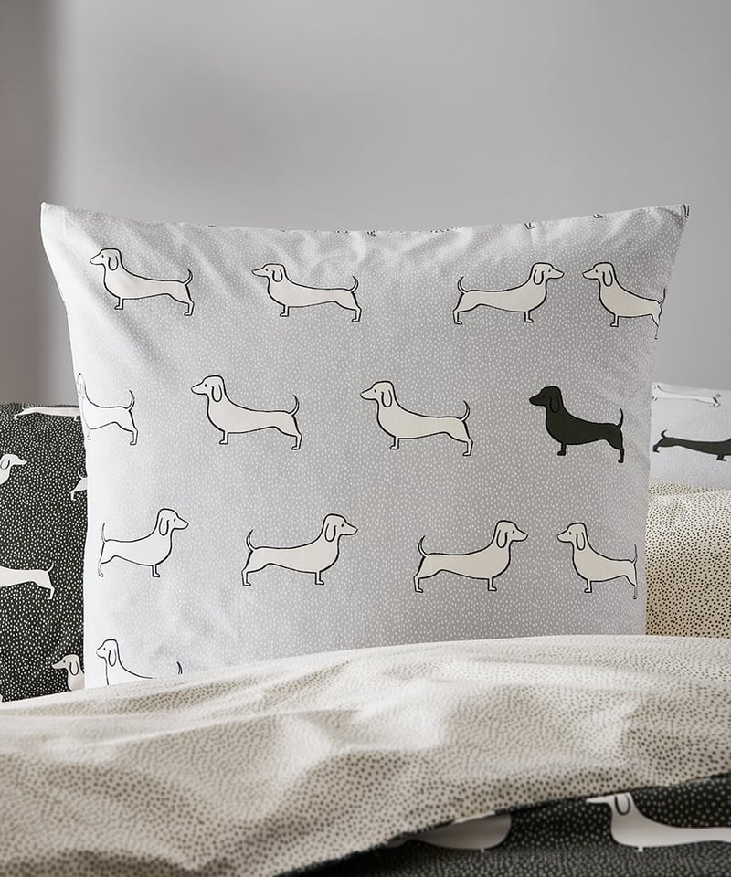 Dachshund Olive Quilt Cover Set
