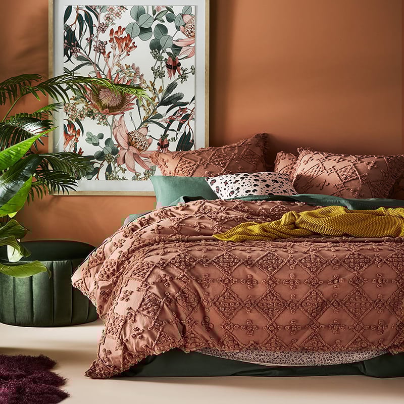 Casablanca Quilt Cover Rust