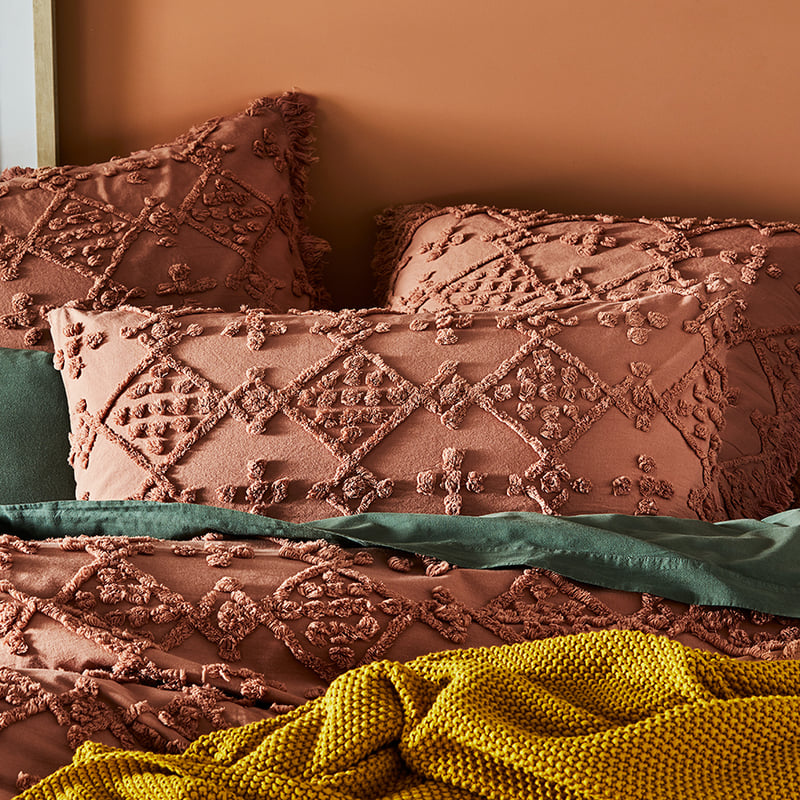 Casablanca Quilt Cover Rust