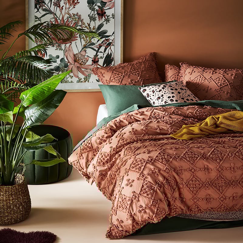 Casablanca Quilt Cover Rust