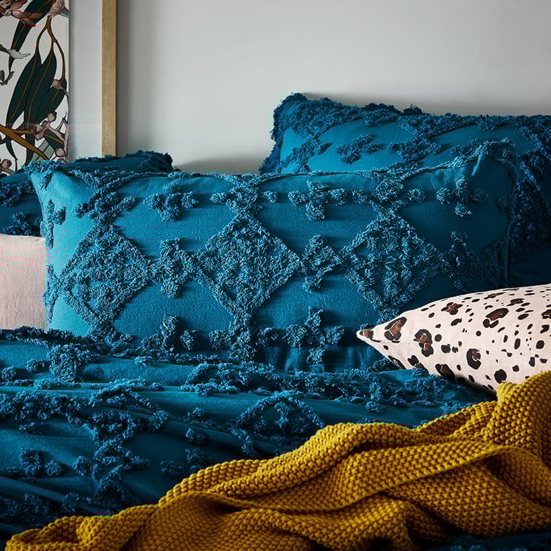 Casablanca Quilt Cover Teal