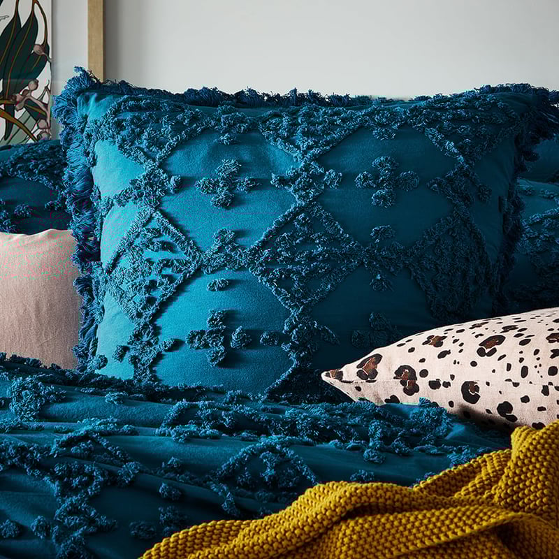 Casablanca Quilt Cover Teal