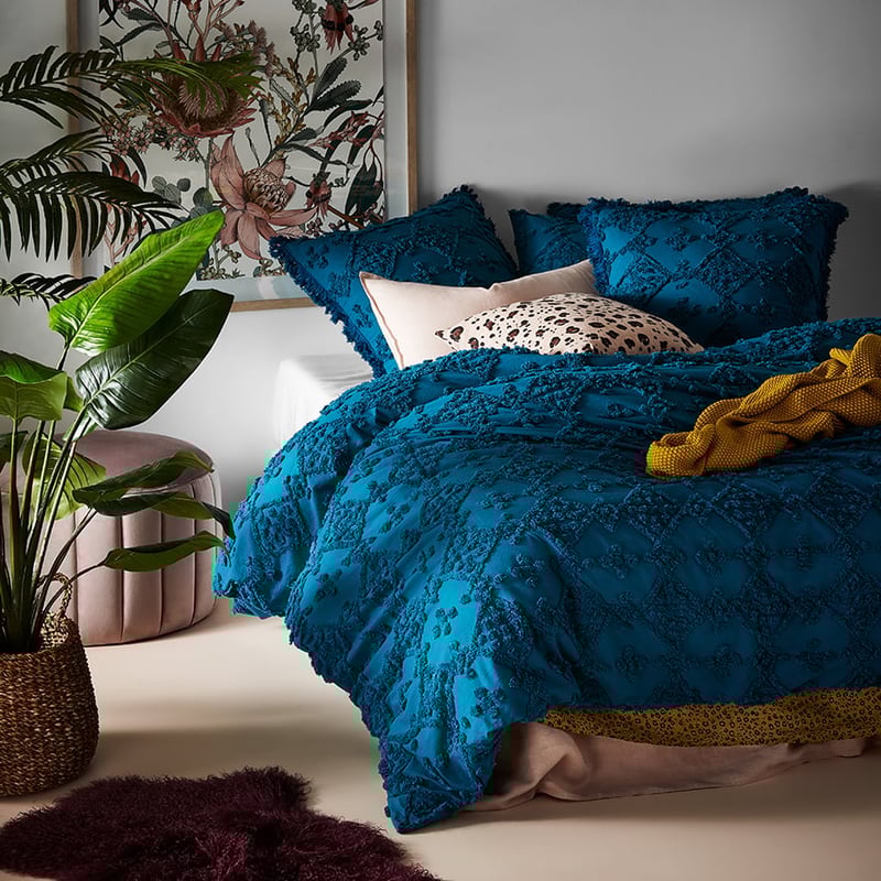 Casablanca Quilt Cover Teal