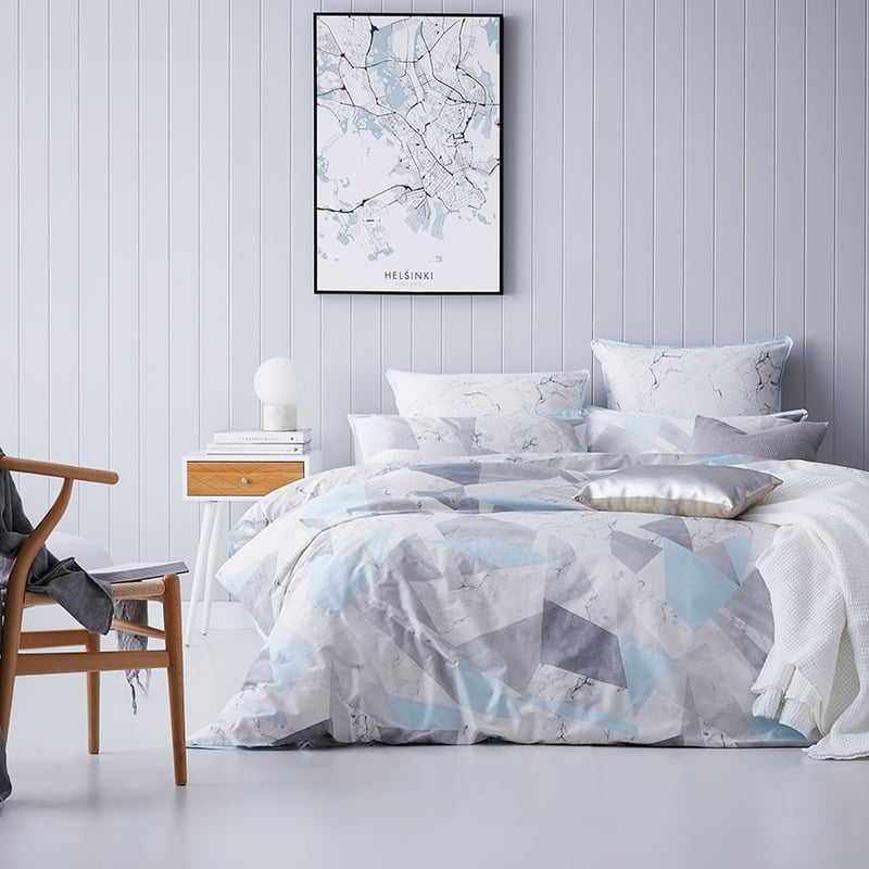 Calcutta Marble Quilt Cover Set