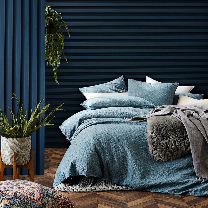 Stirling Quilt Cover Steel