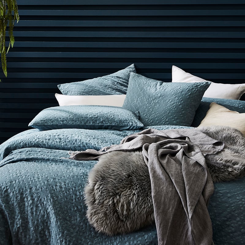 Stirling Quilt Cover Steel