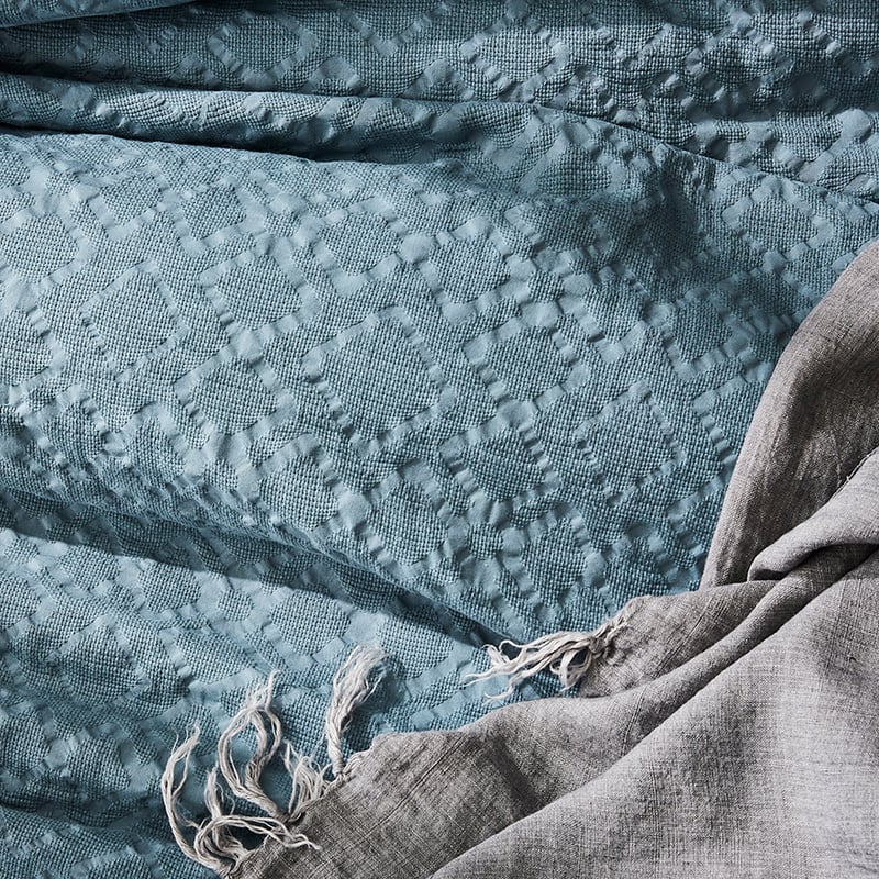 Stirling Quilt Cover Steel